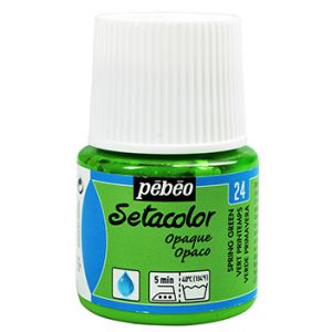 Farba do tkanin Pebeo Setacolor 45ml, Zielona/24 Spring Green